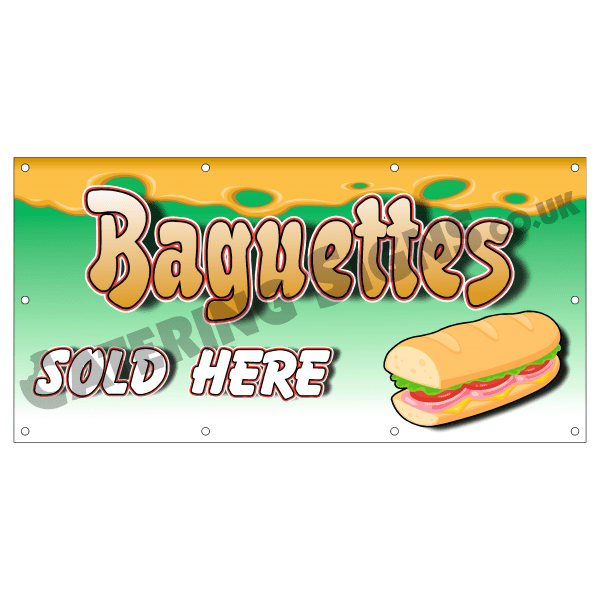 Baguette Cartoon Banner