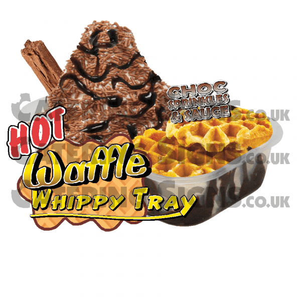 Choc Sprinkles & Sauce - Waffle Tray