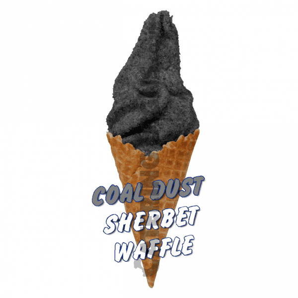 Coal Sherbet - Waffle Cone