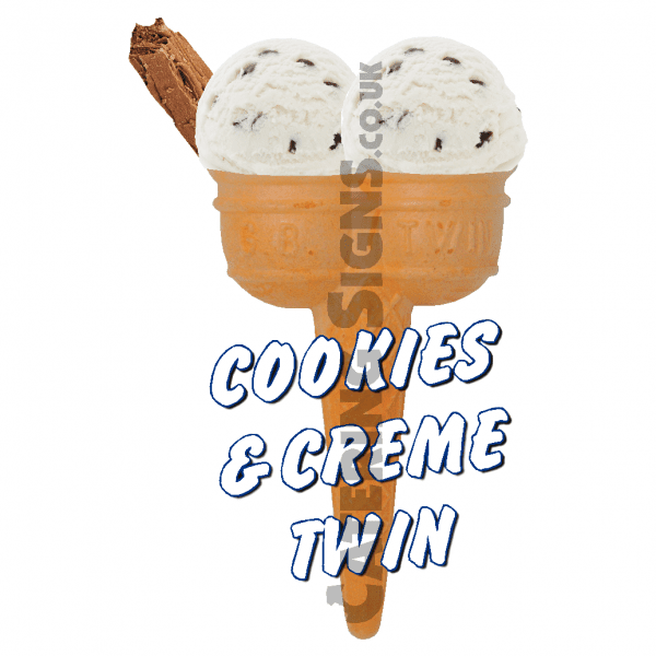 Cookies & Creme Twin Scoop - Image 2