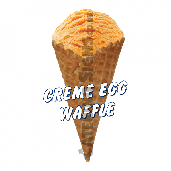 Creme Egg Waffle Scoop