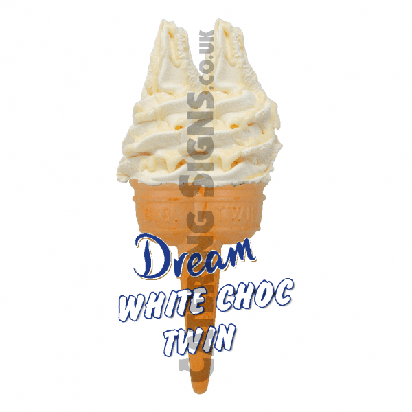 Dream White Choc - Twin Cone