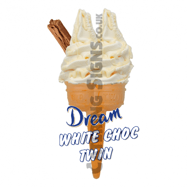 Dream White Choc - Twin Cone - Image 2