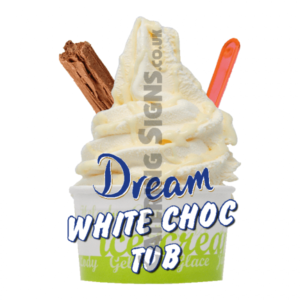 Dream White Choc - Tub - Image 2