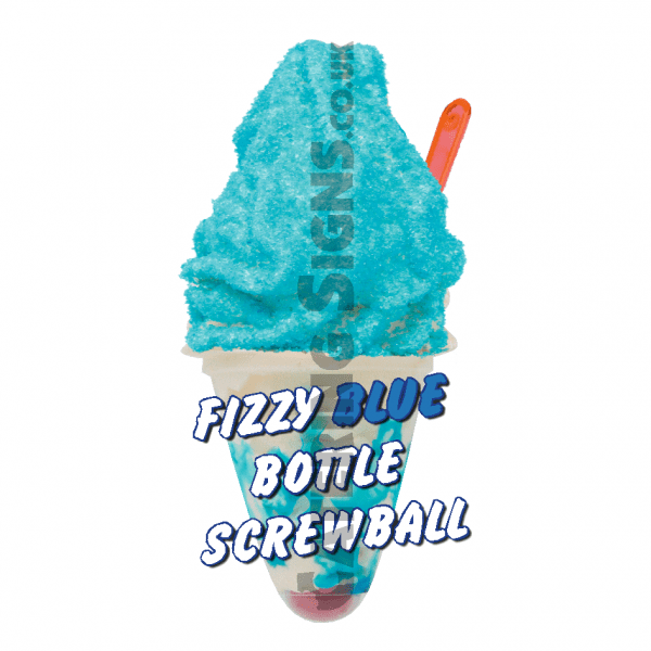 Fizzy Blue Bottle - Screwball