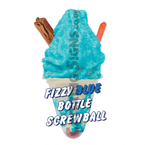 Fizzy Blue Bottle - Screwball - Image 3