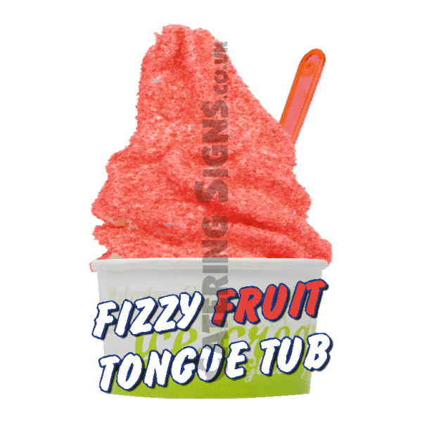 Fizzy Fruit Tongue - Tub