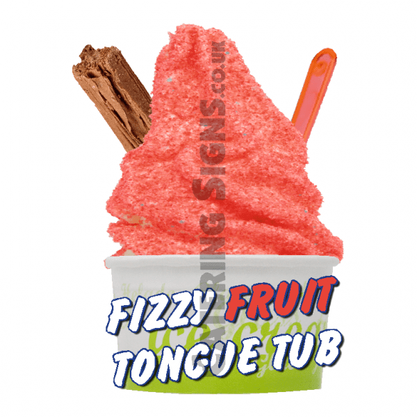 Fizzy Fruit Tongue - Tub - Image 3