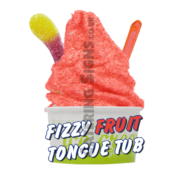 Fizzy Fruit Tongue - Tub - Image 2