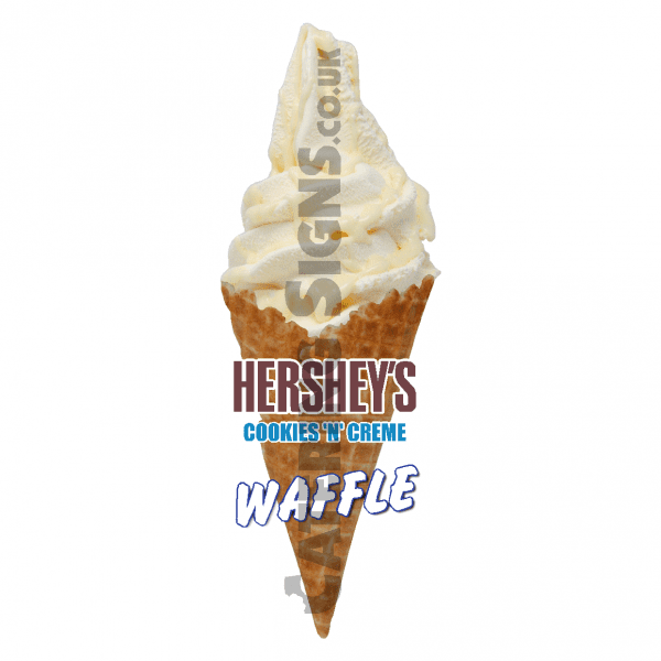 Hersheys Cookies & Creme - Waffle Cone