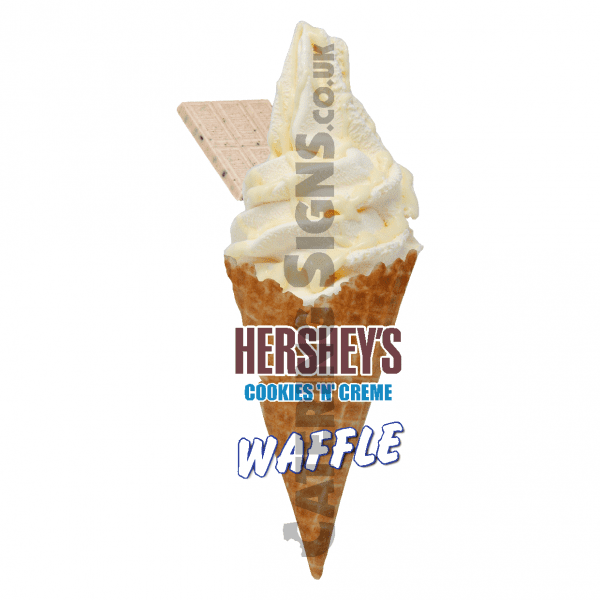 Hersheys Cookies & Creme - Waffle Cone - Image 3