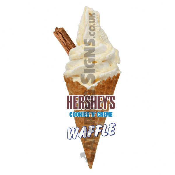 Hersheys Cookies & Creme - Waffle Cone - Image 2