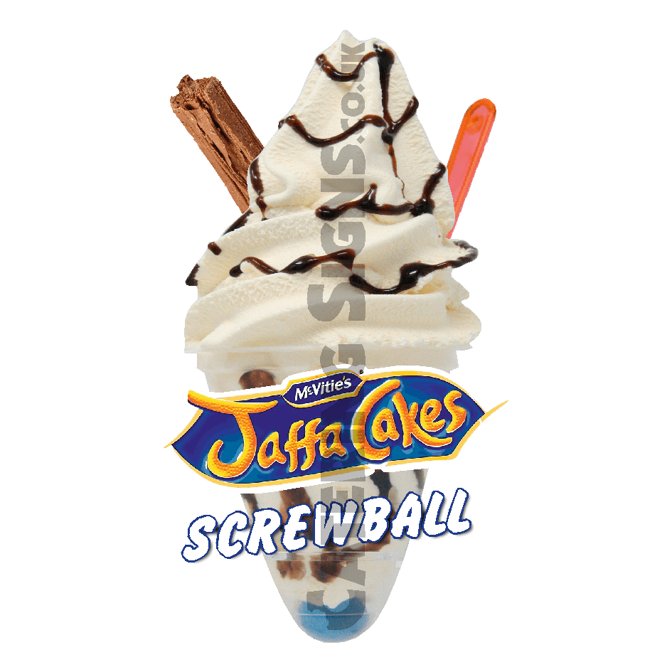 Jaffa Cake Screwball Catering Signs UK