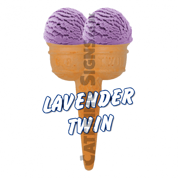 Lavender Twin Scoop