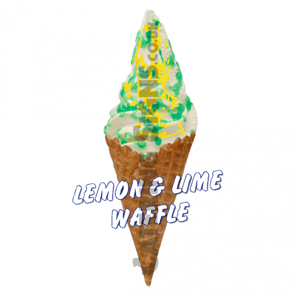 Lemon & Lime - Waffle Cone