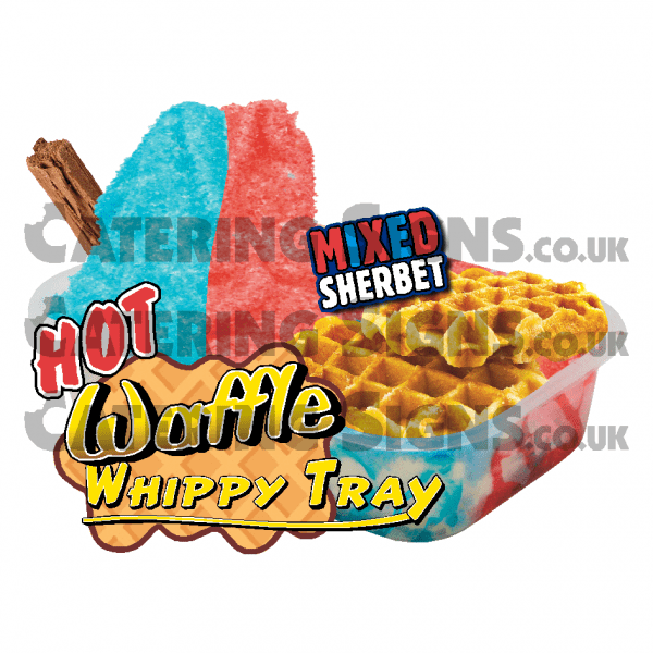 Mixed Sherbet - Waffle Tray