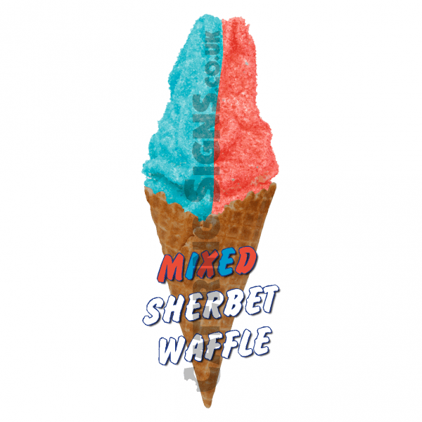 Mixed Sherbet - Waffle Cone