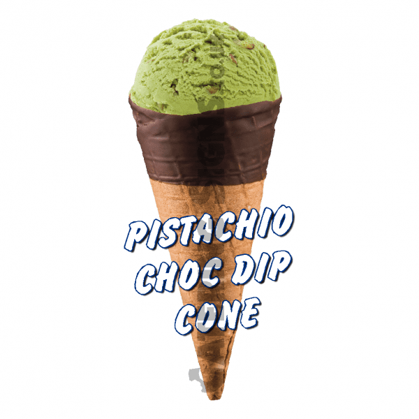 Pistachio Choc Dip Scoop