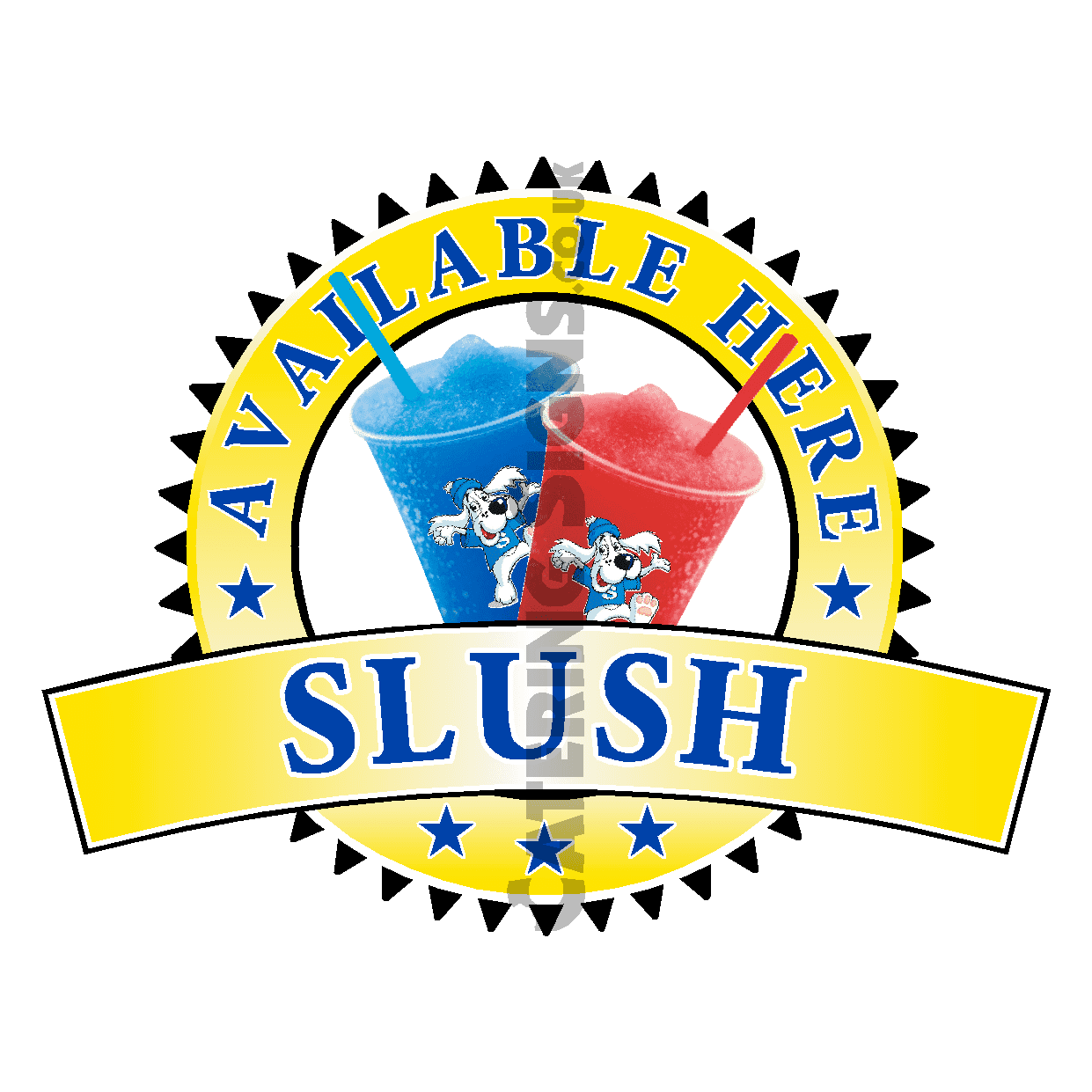 Slush Starburst - Catering Signs UK