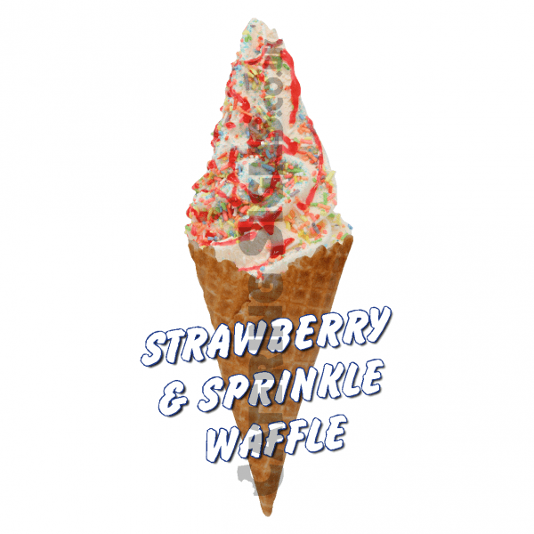 Strawberry Sprinkle - Waffle Cone