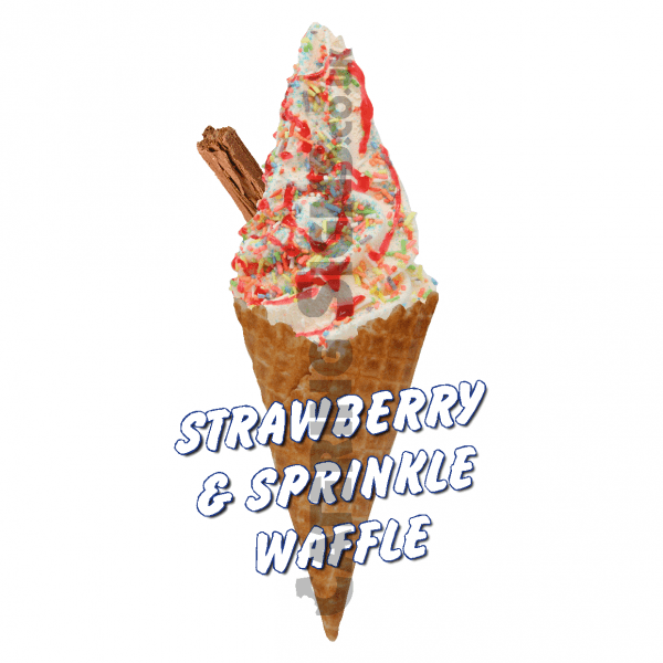 Strawberry Sprinkle - Waffle Cone - Image 2