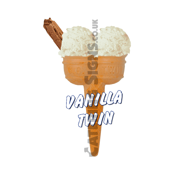 Vanilla Twin Scoop - Image 2