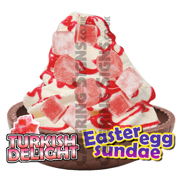 Turkish Delight - Easter Egg Sundae