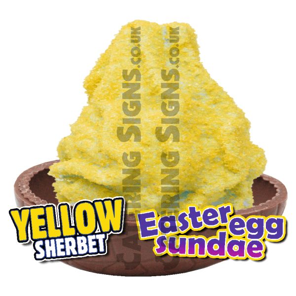 Yellow Sherbet - Easter Egg Sundae